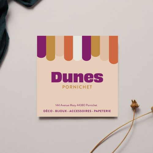 Flyer pour la boutique Dunes